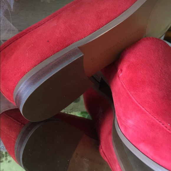 Banana Republic RED Loafers NWOT - never worn - Picture 4 of 5